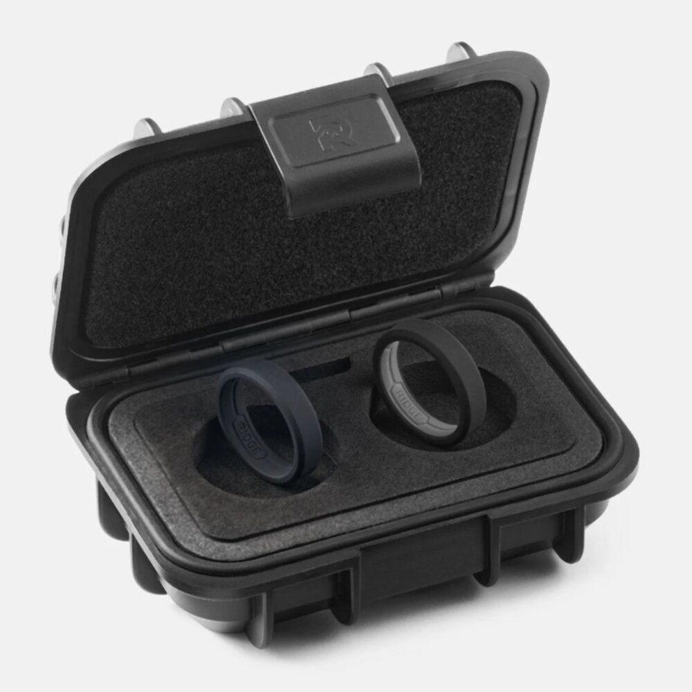 Ridge Royal Black Silicone Ring - Men's Size 12 - NWT